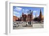 Manege Square with State Historical Museum, Moscow, Russia-null-Framed Art Print