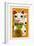 Maneki Neko - Woodblock-Lantern Press-Framed Art Print