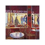 Cafe Le Boulevard, Paris-Manel Doblas-Laminated Giclee Print