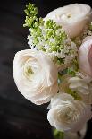 Bouquet of Roses in Metal Pot-manera-Photographic Print