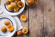 Rustic Still Life with Apricots-manera-Photographic Print