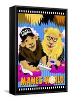 Manes World-null-Framed Stretched Canvas