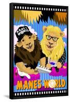 Manes World-null-Framed Poster