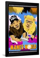 Manes World-null-Framed Poster