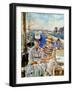 Manet: Boaters, 1874-Edouard Manet-Framed Giclee Print