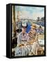 Manet: Boaters, 1874-Edouard Manet-Framed Stretched Canvas