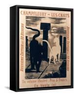Manet: Cats Poster, 1868-Edouard Manet-Framed Stretched Canvas