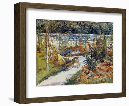 Manet: Garden, 1881-Edouard Manet-Framed Giclee Print