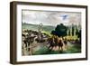 Manet: Longchamps, 1867-Edouard Manet-Framed Giclee Print