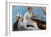 Manet: On A Boat, 1874-Edouard Manet-Framed Giclee Print