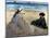 Manet: On The Beach, 1873-Edouard Manet-Mounted Giclee Print