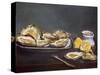 Manet: Oysters, 1862-Edouard Manet-Stretched Canvas