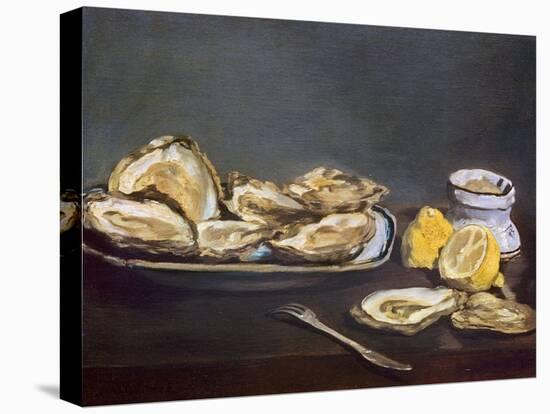 Manet: Oysters, 1862-Edouard Manet-Stretched Canvas