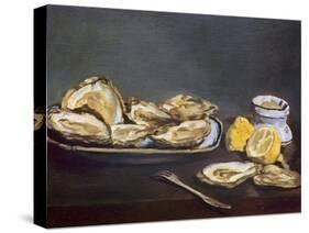 Manet: Oysters, 1862-Edouard Manet-Stretched Canvas