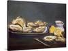 Manet: Oysters, 1862-Edouard Manet-Stretched Canvas