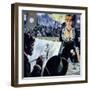 Manet Painting the Girl Behind the Bar at the Folies-Bergere-Luis Arcas Brauner-Framed Giclee Print