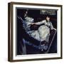 Manet Painting the Picture Repose-Luis Arcas Brauner-Framed Giclee Print