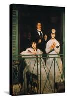 Manet: The Balcony, 1869-Edouard Manet-Stretched Canvas