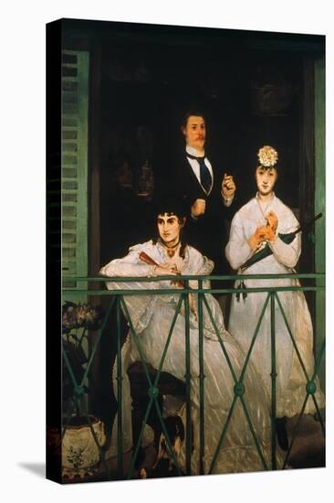 Manet: The Balcony, 1869-Edouard Manet-Stretched Canvas
