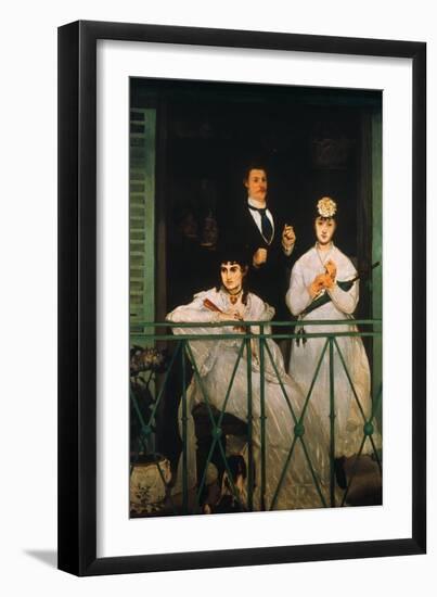 Manet: The Balcony, 1869-Edouard Manet-Framed Giclee Print