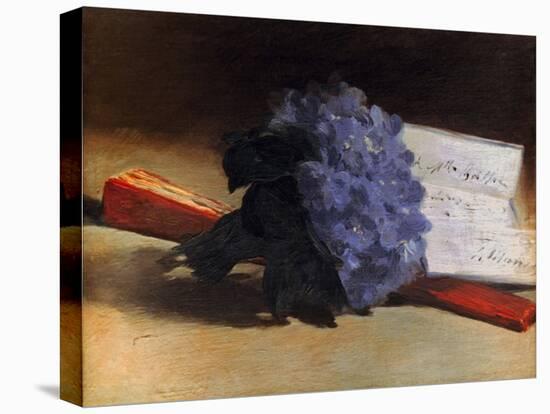 Manet: Violets, 1872-Edouard Manet-Stretched Canvas