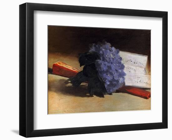 Manet: Violets, 1872-Edouard Manet-Framed Premium Giclee Print
