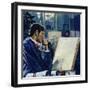 Manet Was Given a Choice by His Father: the Civil Service or the Navy-Luis Arcas Brauner-Framed Giclee Print