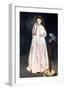 Manet: Woman & Parrot-Edouard Manet-Framed Giclee Print
