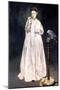 Manet: Woman & Parrot-Edouard Manet-Mounted Giclee Print