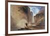 Manfred and the Witch of the Alps, 1837-John Martin-Framed Giclee Print