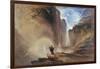 Manfred and the Witch of the Alps, 1837-John Martin-Framed Giclee Print