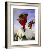 Manfred on the Jungfrau, 1840-61-Ford Madox Brown-Framed Giclee Print