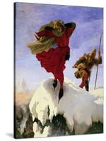 Manfred on the Jungfrau, 1840-61-Ford Madox Brown-Stretched Canvas