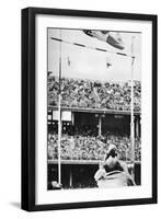 Manfred Preussger Performing in the Men's Pole Vault at the 1956 Melbourne Olympics-null-Framed Photographic Print