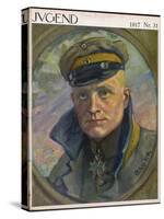 Manfred Von Richthofen German Aviator-Karl Bauer-Stretched Canvas