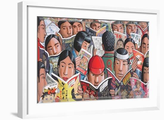 Manga, 2005-PJ Crook-Framed Giclee Print