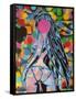 Manga 2-Abstract Graffiti-Framed Stretched Canvas