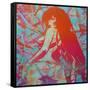 Manga 3-Abstract Graffiti-Framed Stretched Canvas