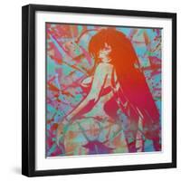 Manga 3-Abstract Graffiti-Framed Giclee Print