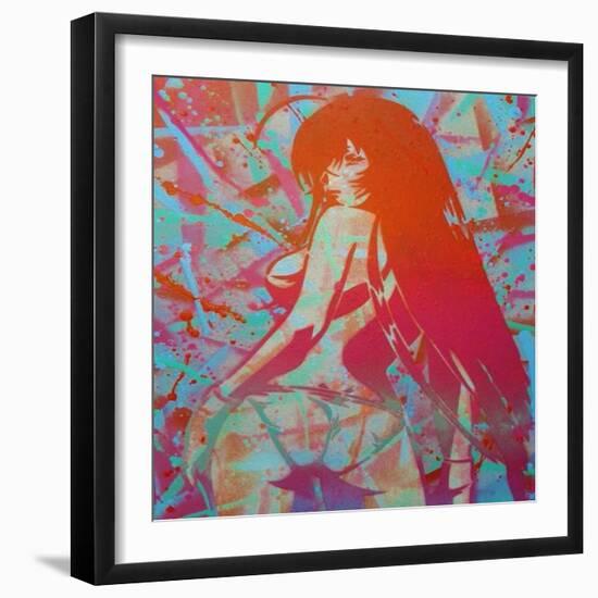 Manga 3-Abstract Graffiti-Framed Giclee Print