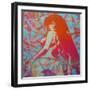 Manga 3-Abstract Graffiti-Framed Giclee Print