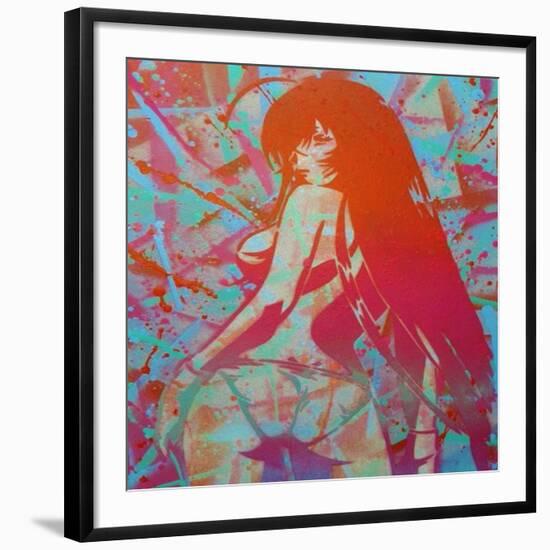 Manga 3-Abstract Graffiti-Framed Giclee Print