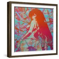 Manga 3-Abstract Graffiti-Framed Giclee Print