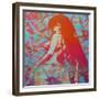 Manga 3-Abstract Graffiti-Framed Giclee Print