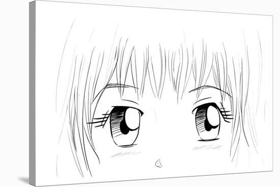 Manga Eyes-yienkeat-Stretched Canvas