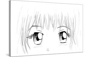Manga Eyes-yienkeat-Stretched Canvas