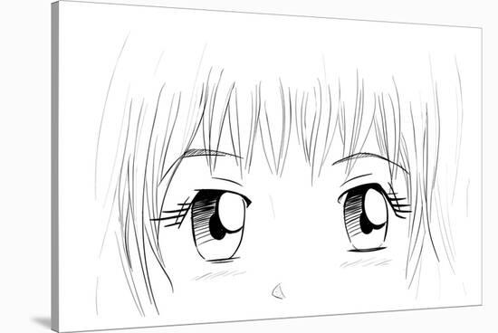 Manga Eyes-yienkeat-Stretched Canvas