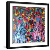 Manga-Abstract Graffiti-Framed Giclee Print