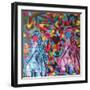 Manga-Abstract Graffiti-Framed Giclee Print