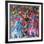 Manga-Abstract Graffiti-Framed Giclee Print